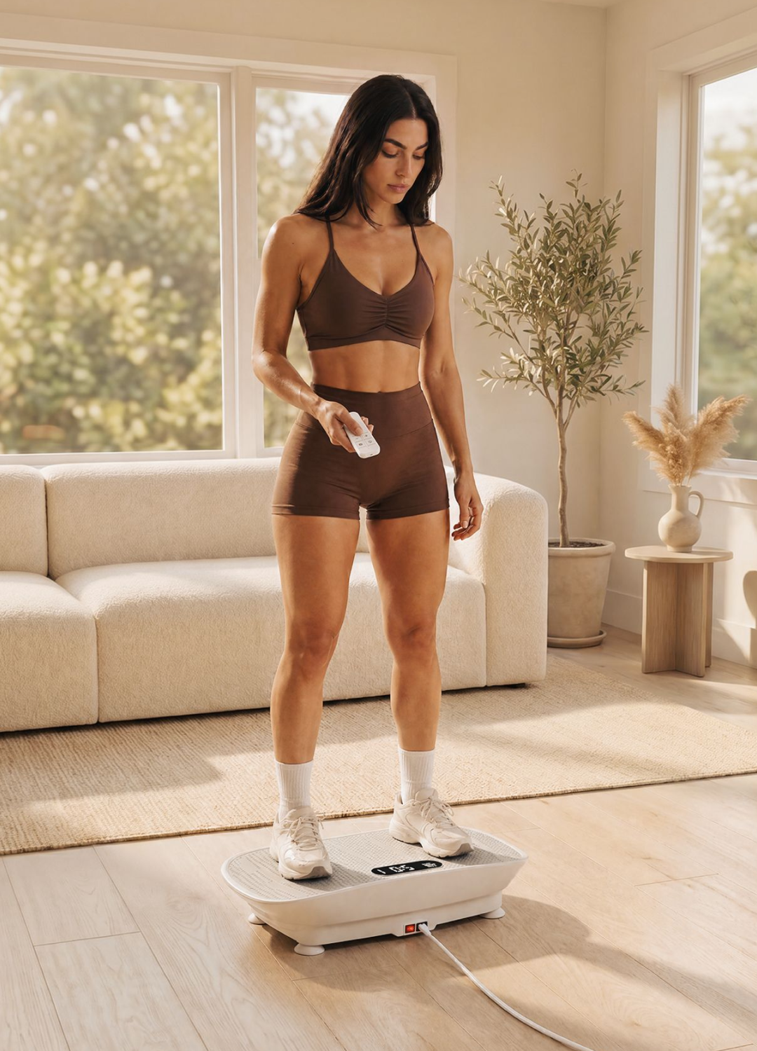 Vibration Plate Machine for Low-Impact Full-Body Muscle Activation at Home