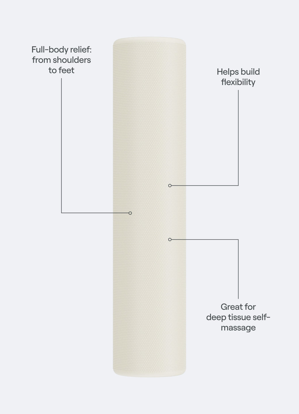 Rouleau de massage pour la récupération
