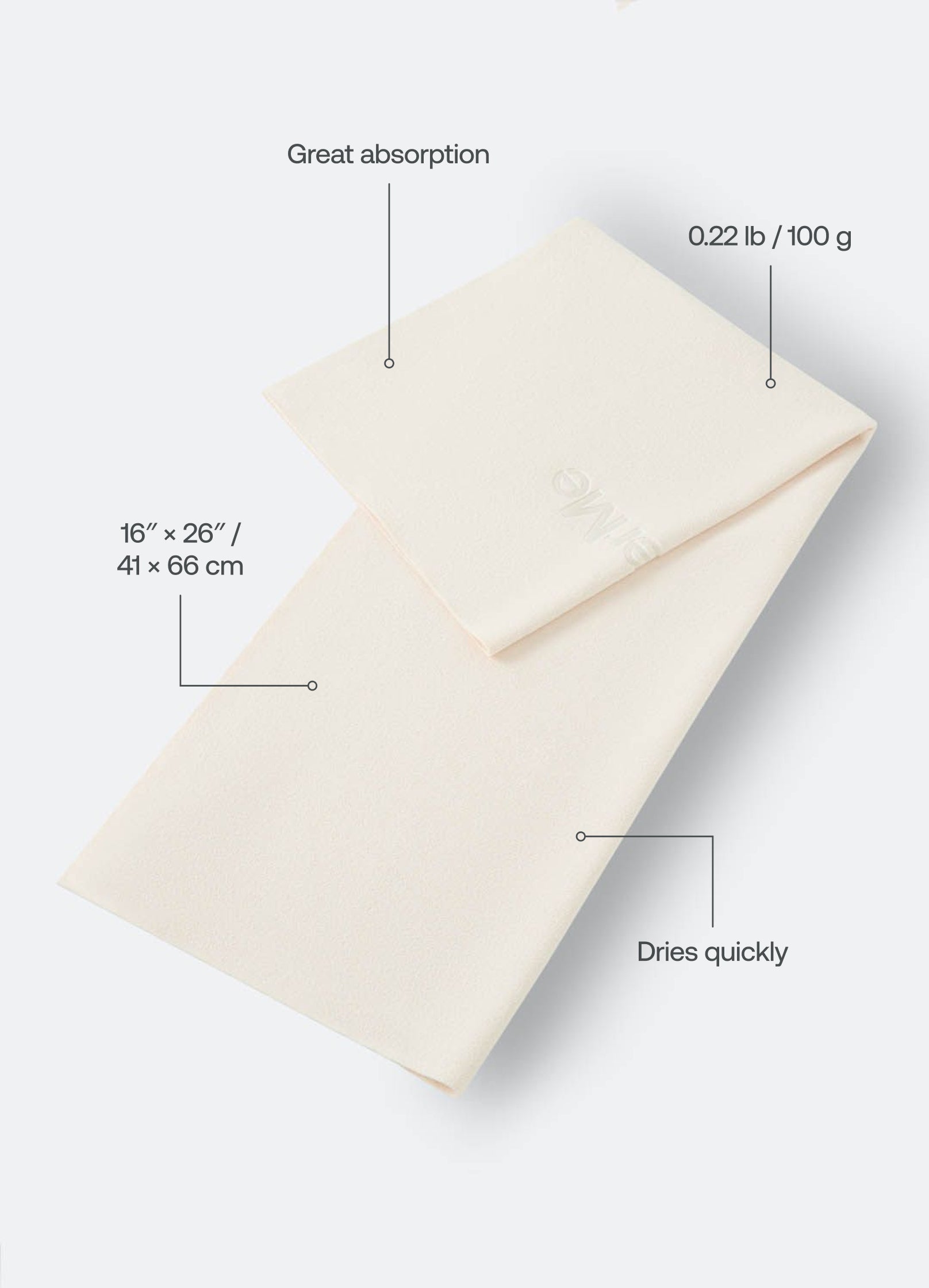 Serviette de sport